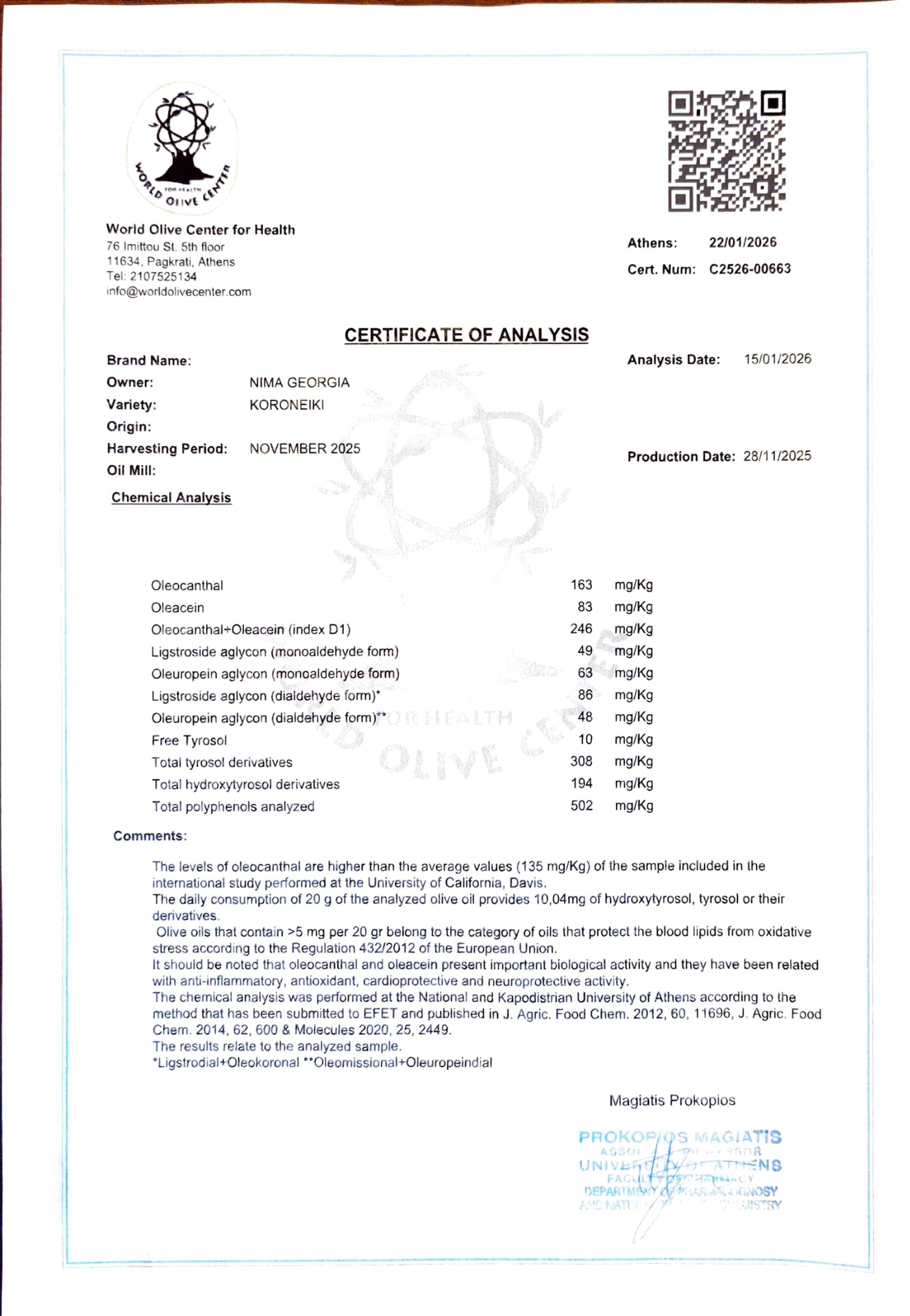 Polyphenols Analysis